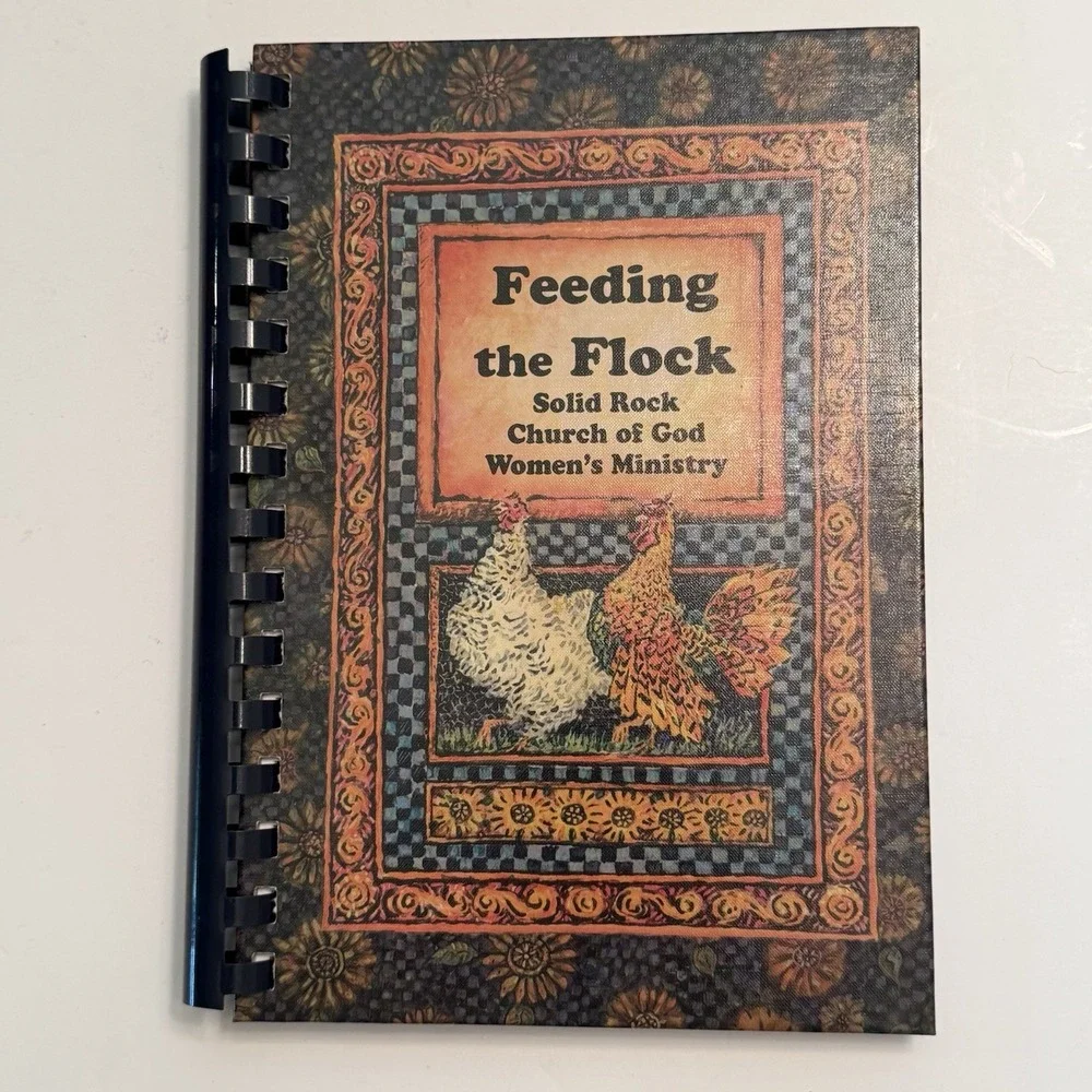 Feeding The Flock Solid Rock Ministry Centerville Iowa Cookbook Spiral Bound